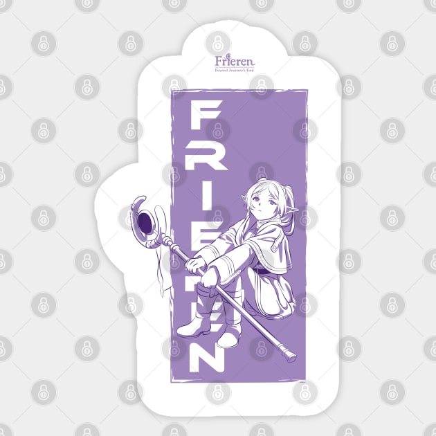 FRIEREN BEYOND JOURNEY’S END: FRIEREN RECTANGLE Sticker by FunGangStore